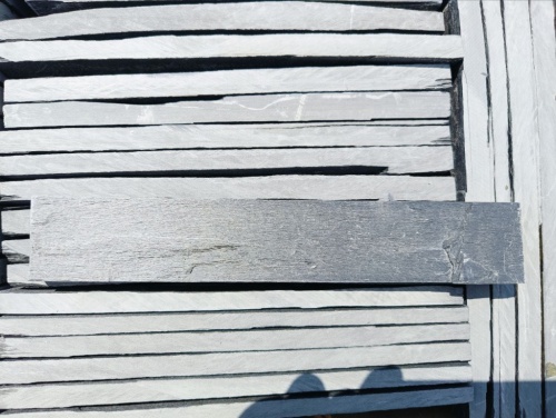 Плитка чёрная из натурального камня фасадная 30 см * 5 см, толщина 7 мм -30 мм купить в Карасуке