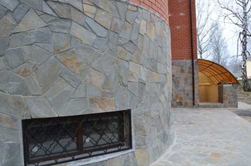 Плитняк златолит Уральский  для фасада купить в Карасуке